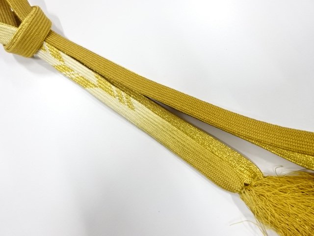 JAPANESE KIMONO / HAND-TIED OBIJIME